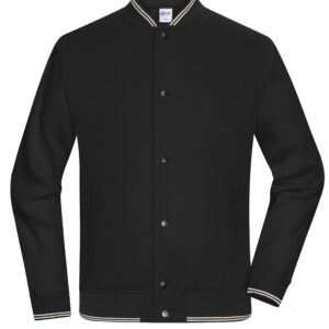 James & Nicholson College-Jacket UNISEX 8044 - black/black