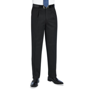 Brook Taverner Atlas Classic Fit Trouser 8732 - Black