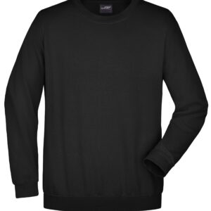 James & Nicholson Round Sweat Heavy JN040 - black