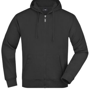 James & Nicholson Men's Hooded Jacket JN042 - black