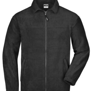 James & Nicholson Full-Zip Fleece JN044 - black