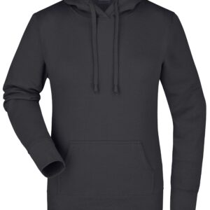 James & Nicholson Ladies' Hooded Sweat JN051 - black