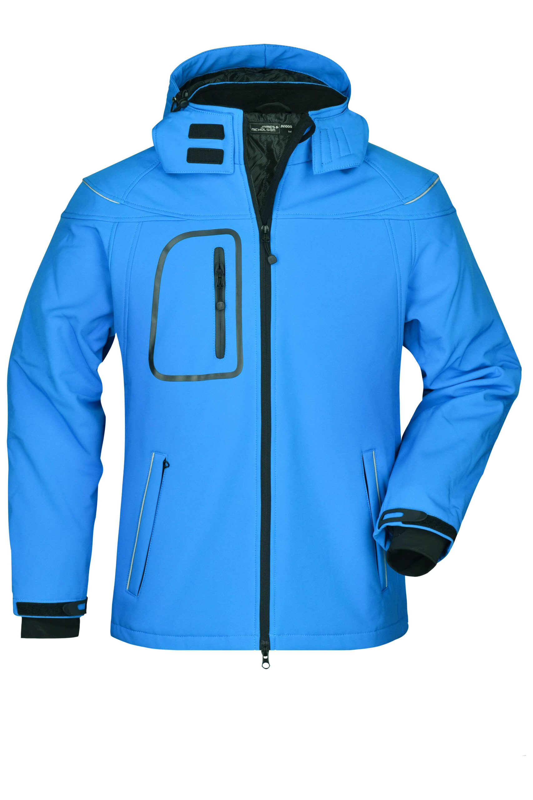James & Nicholson Men's Winter Softshell Jacket JN1000 - aqua
