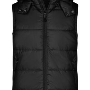 James & Nicholson Men's Padded Vest JN1004 - black