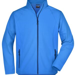 James & Nicholson Men's Softshell Jacket JN1020 - azur