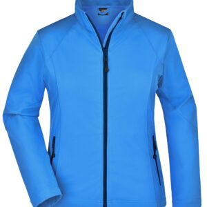James & Nicholson Ladies' Softshell Jacket JN1021 - azur