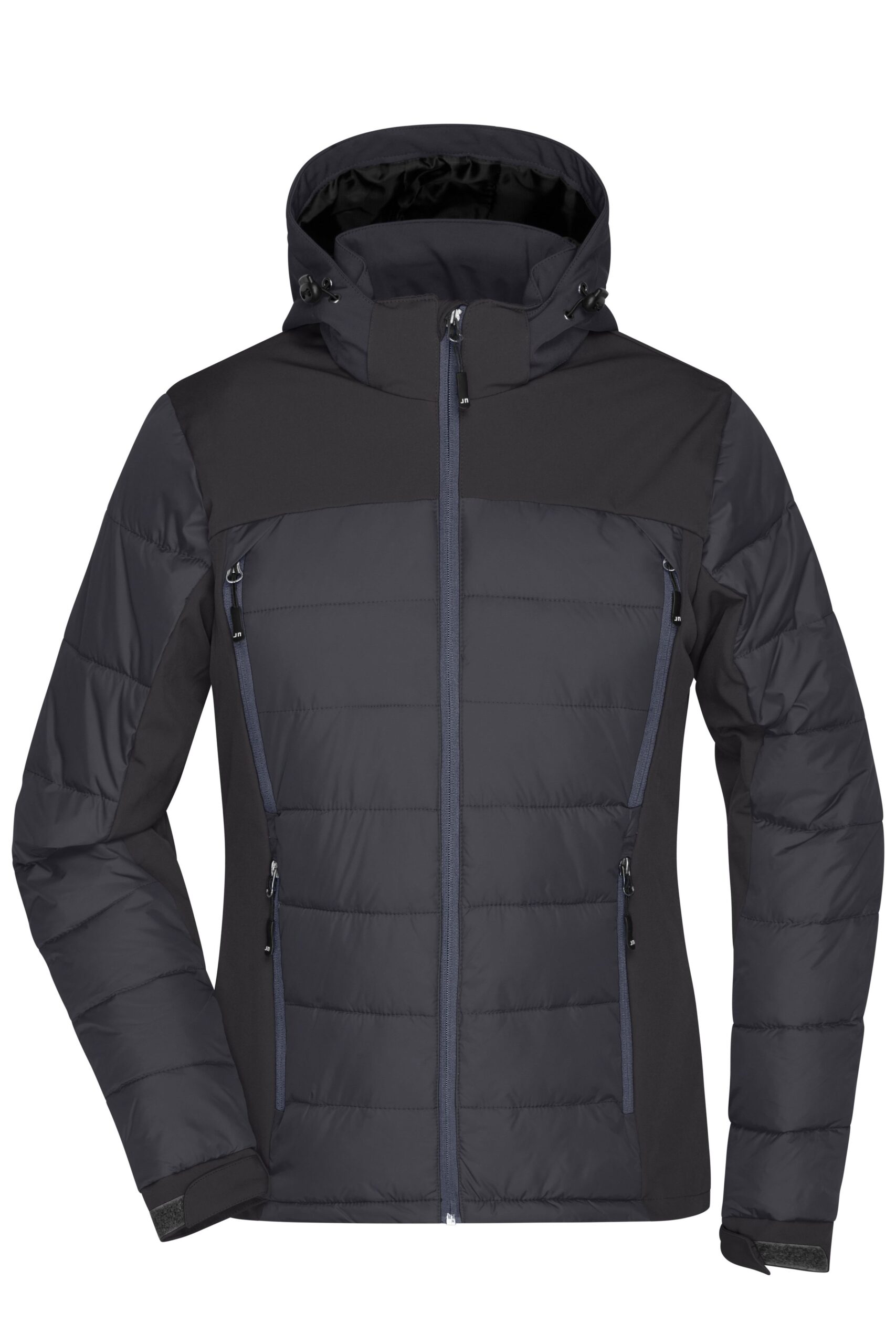 James & Nicholson Ladies' Outdoor Hybrid Jacket JN1049 - black