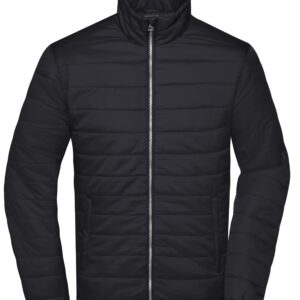 James & Nicholson Men's Padded Jacket JN1120 - black