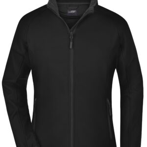 James & Nicholson Ladies' Promo Softshell Jacket JN1129 - black/black