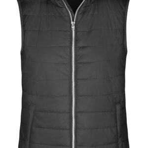 James & Nicholson Ladies' Padded Vest JN1135 - black
