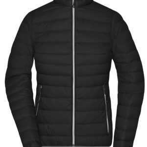 James & Nicholson Ladies' Down Jacket JN1139 - black/silver