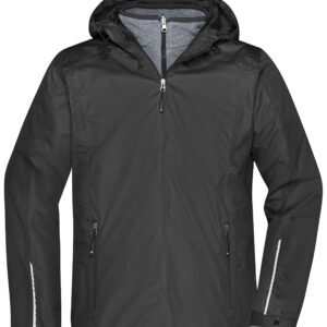James & Nicholson Men's 3-in-1-Jacket JN1154 - black/black