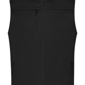 James & Nicholson Men's Softshell Vest JN1170 - black