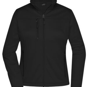 James & Nicholson Ladies' Softshell Jacket JN1171 - black