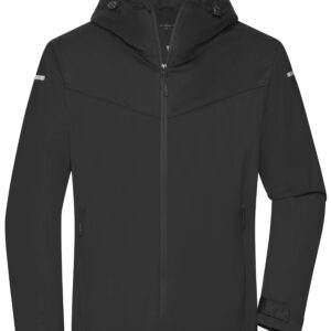 James & Nicholson Men's Allweather Jacket JN1180 - black