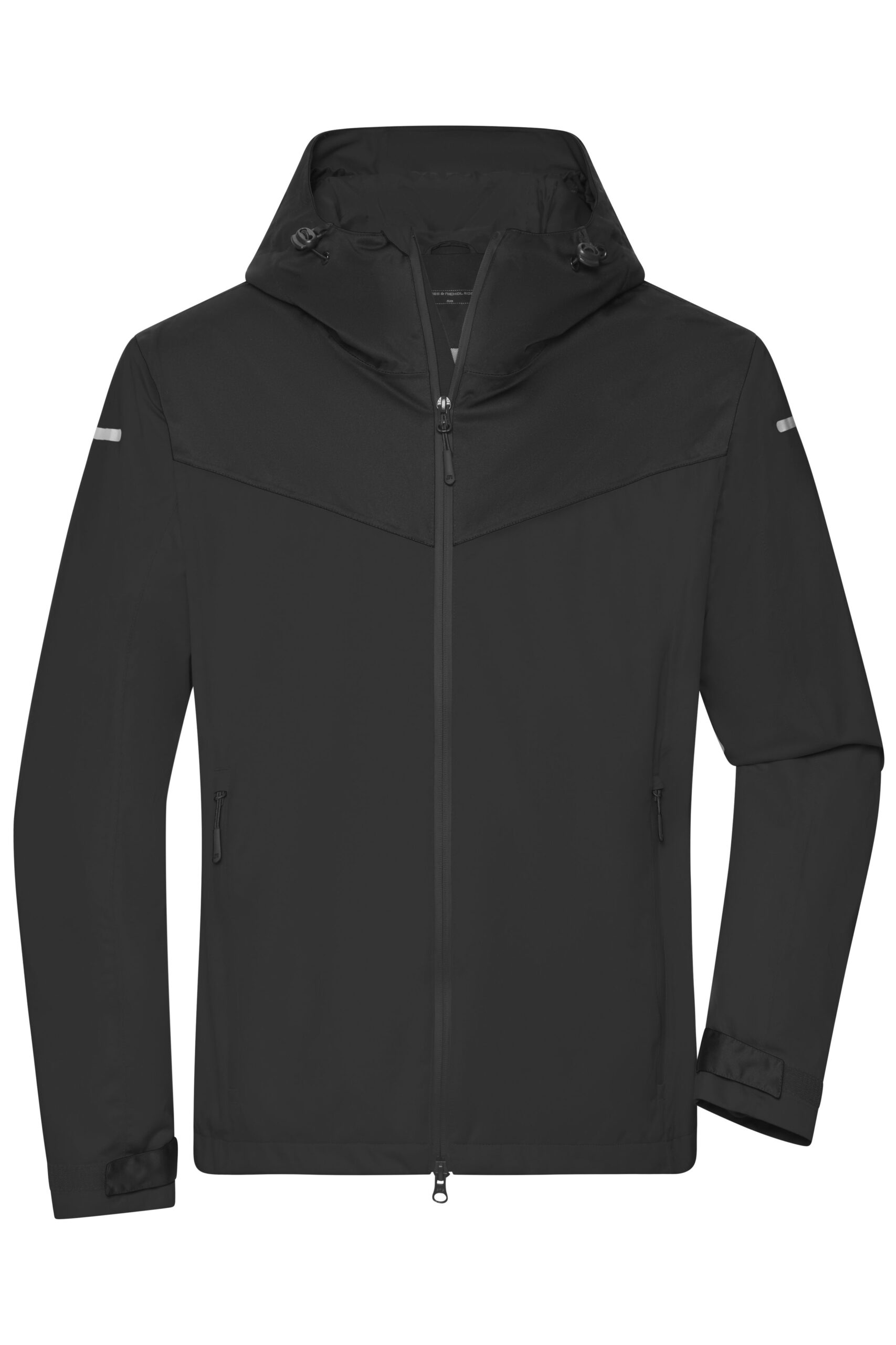 James & Nicholson Men's Allweather Jacket JN1180 - black