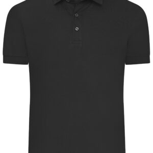 James & Nicholson Men's Mercerised Polo JN1300 - black