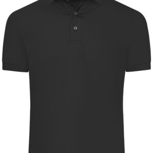 James & Nicholson Men's Mercerised Polo Slim Fit JN1302 - black