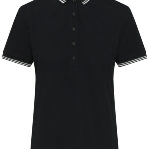 James & Nicholson Ladies' Polo JN1305 - black/white/grey