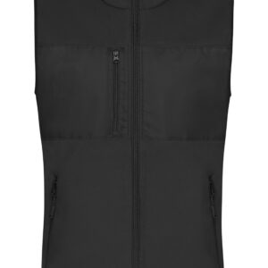 James & Nicholson Men's Fleece Vest JN1310 - black/black