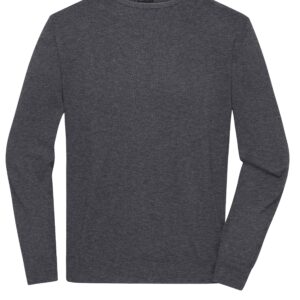 James & Nicholson Men's Round-Neck Pullover JN1314 - anthracite-melange