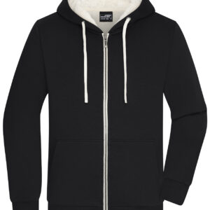 James & Nicholson Men's Doubleface Jacket JN1320 - black/nature
