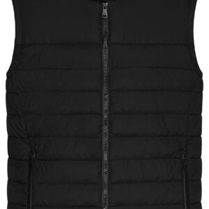 James & Nicholson Men's Padded Vest JN1332 - black