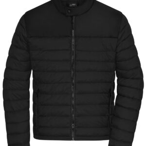 James & Nicholson Men's Padded Jacket JN1334 - black