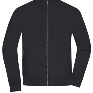 James & Nicholson Men's Blouson JN1336 - black/silver