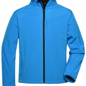 James & Nicholson Men's Softshell Jacket JN135 - aqua