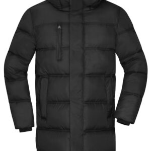 James & Nicholson Men's Winter Short Coat JN1368 - black