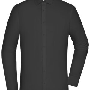 James & Nicholson Men's Shirt - SLIM FIT - JN1372 - black