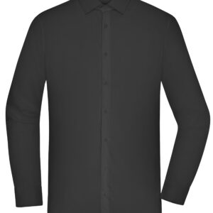 James & Nicholson Men's Shirt - MODERN FIT- JN1374 - black