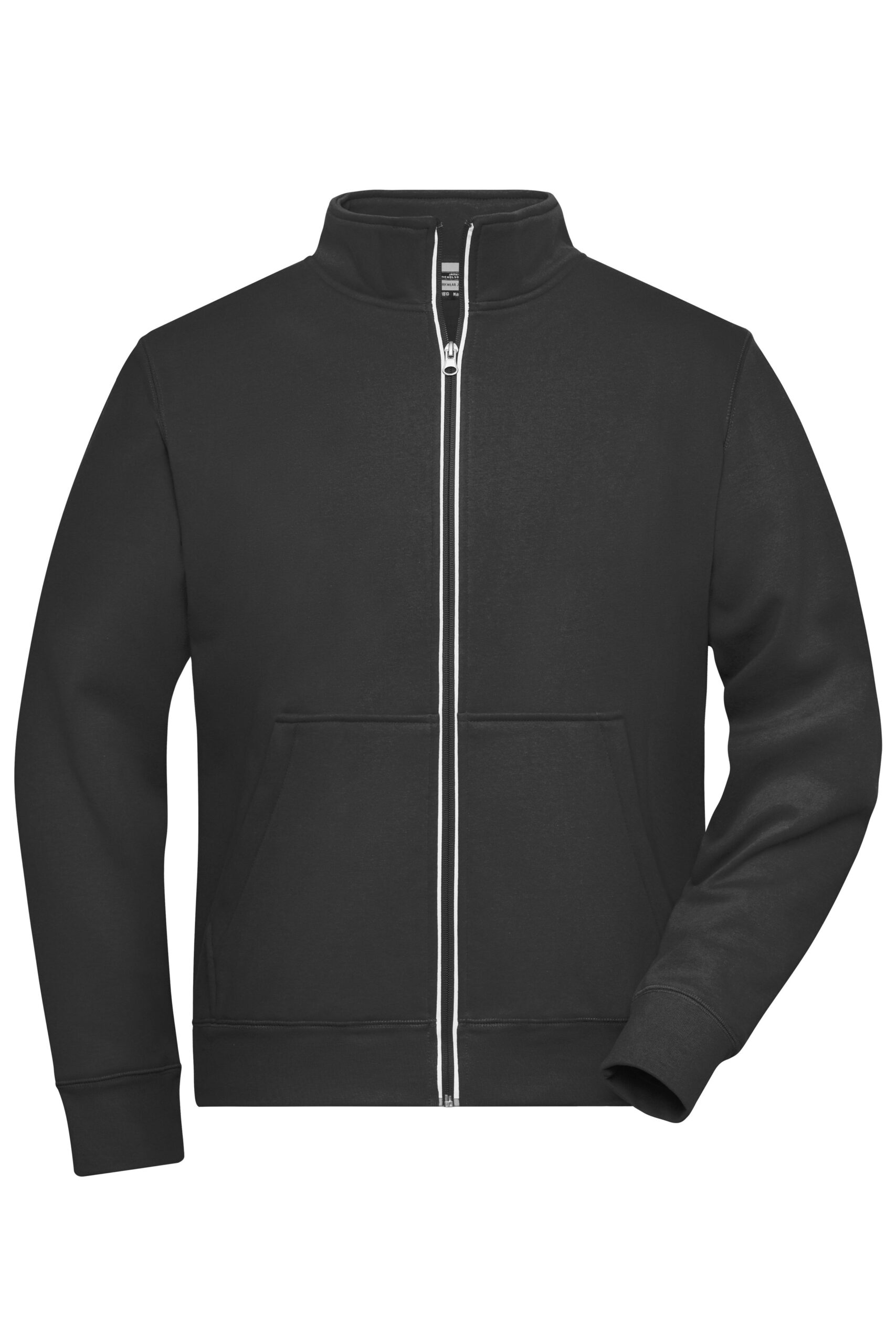 James & Nicholson Men's Doubleface Work Jacket - SOLID - JN1810 - black