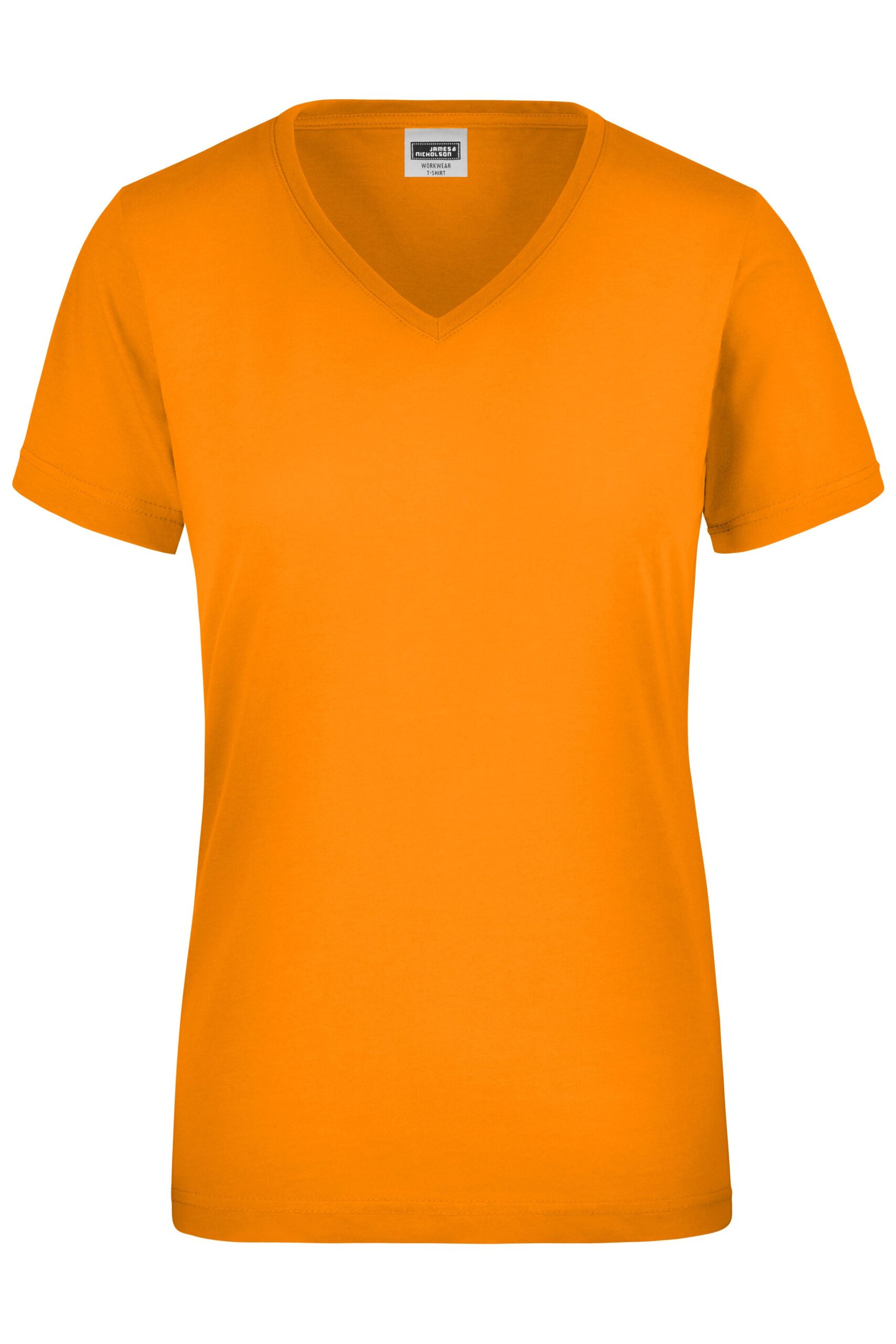 James & Nicholson Ladies' Signal Workwear T-Shirt JN1837 - neon-orange