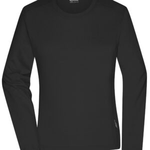 James & Nicholson Ladies' Workwear-Longsleeve-T JN1839 - black