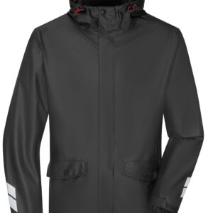 James & Nicholson Worker Rain-Jacket JN1846 - black