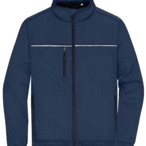 James & Nicholson Hybrid Workwear Jacket JN1868 - navy/navy