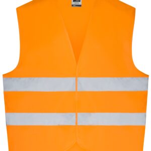 James & Nicholson Safety Vest JN200 - fluorescent-orange