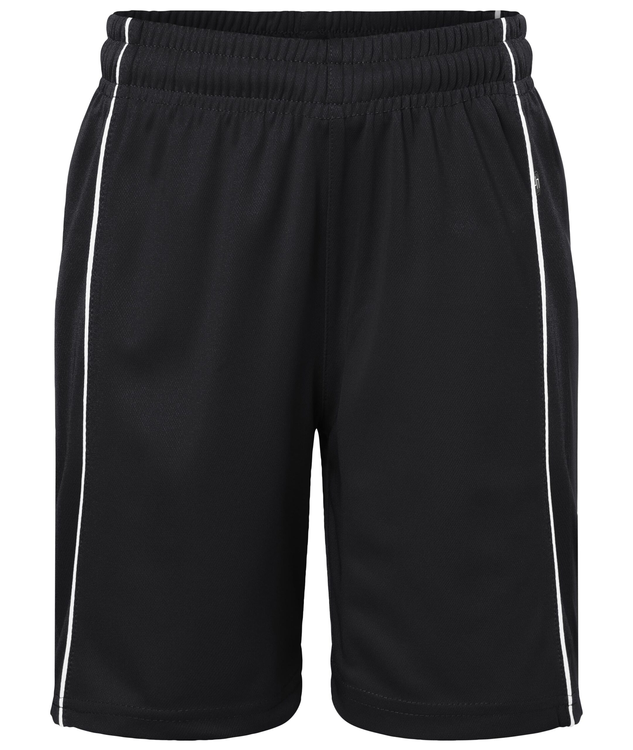 James & Nicholson Basic team Shorts Junior JN387K - black/white