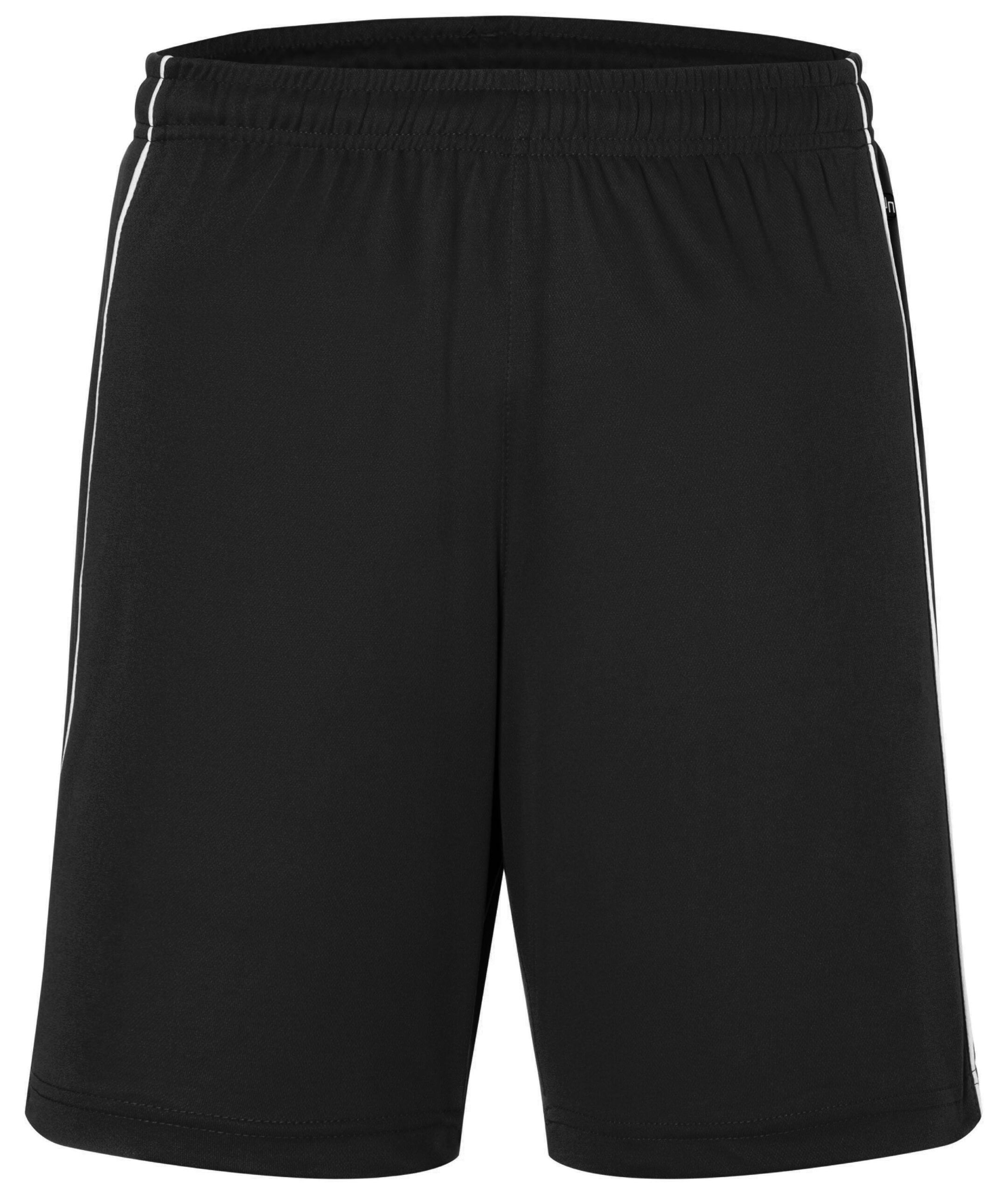 James & Nicholson Basic Team Shorts JN387 - black/white