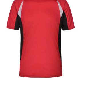 James & Nicholson Men's Running-T JN391 - red/black