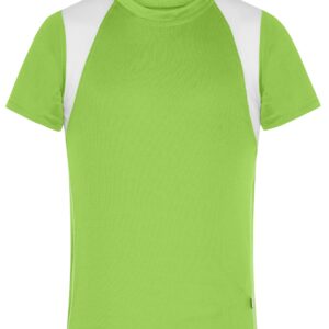 James & Nicholson Running-T Junior JN397K - lime-green/white