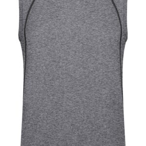 James & Nicholson Men's Sports Tanktop JN494 - black-melange/black