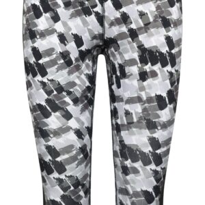 James & Nicholson Ladies' Sports 3/4 Tights JN529 - black-printed/black