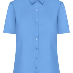 James & Nicholson Ladies' Shirt Shortsleeve Poplin JN679 - aqua