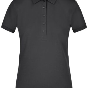 James & Nicholson Ladies' Elastic Polo Piqué JN709 - black