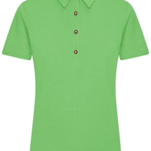 James & Nicholson Ladies' Traditional Polo JN715 - lime-green/lime-green-white
