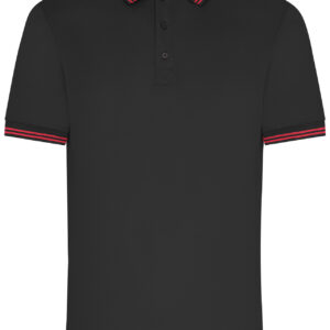 James & Nicholson Men's Functional Polo JN722 - black/red