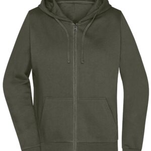 James & Nicholson Ladies' Promo Zip Hoody JN755 - dark-grey